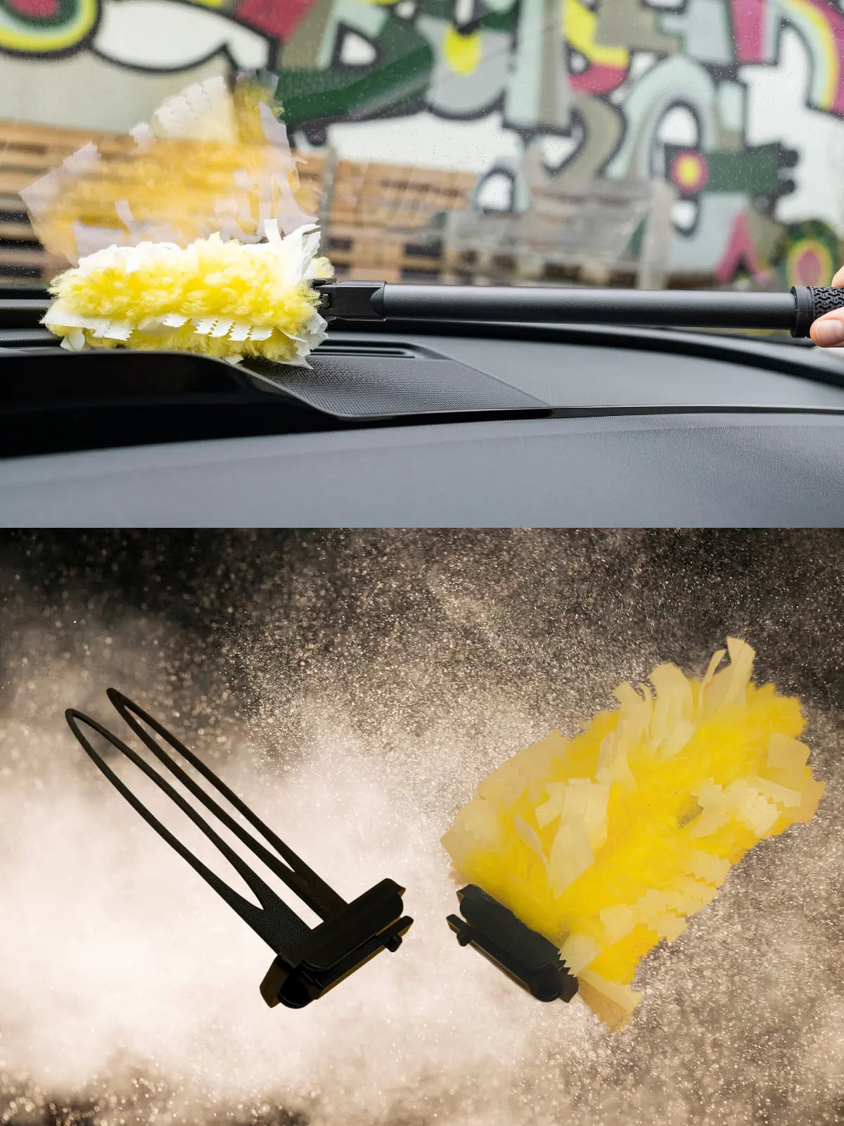 Staubwedelaufsatz Made in Germany, kompatibel mit eigenen Staubtüchern.